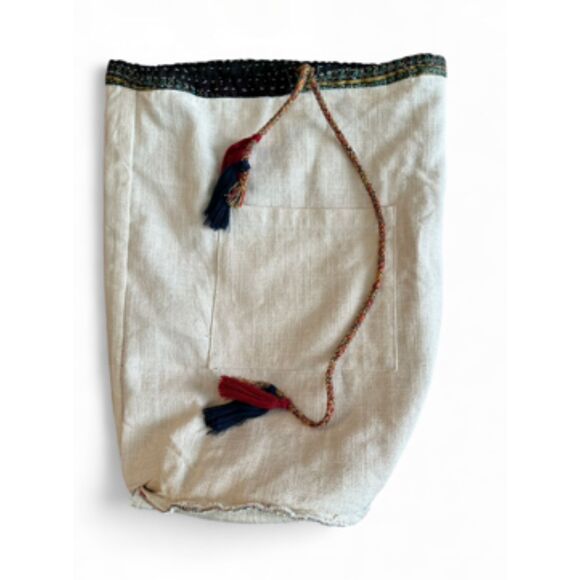 Fire Monkey Vintage Kantha Sari Boho Hippie Backpack main image 4